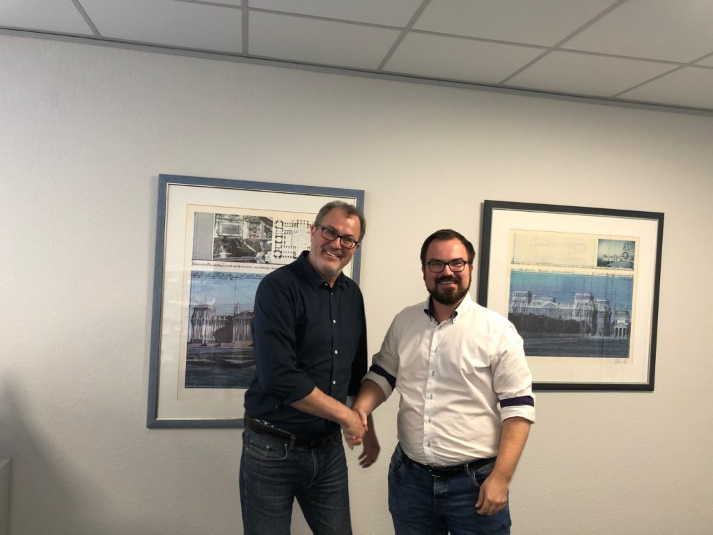 Jens Kähler mit Marvin von Kölln